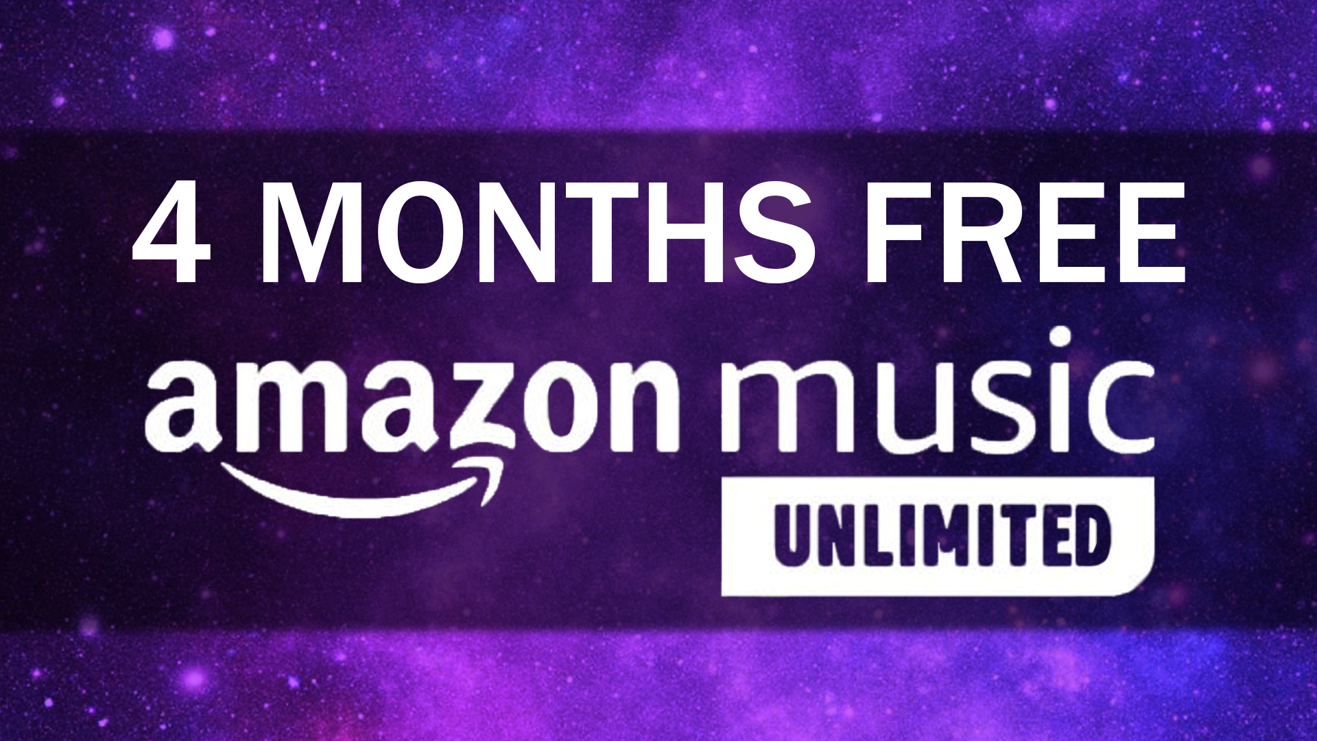 Get 4 Months Free Amazon Music - Let's Crack On